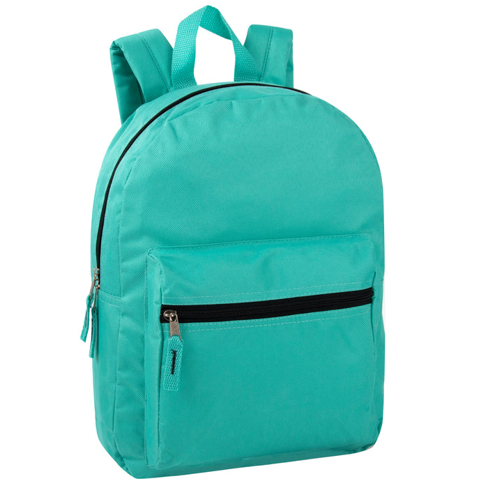 15 Inch Basic Backpack - BagsInBulk.ca