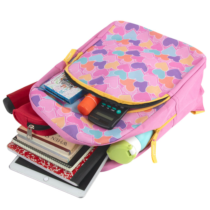 15 Inch Printed Character Backpacks - Girls Assortment - BagsInBulk.ca