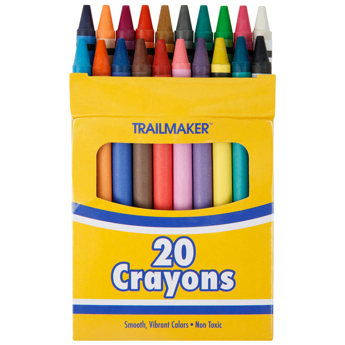 Crayons 20-Pack - BagsInBulk.ca