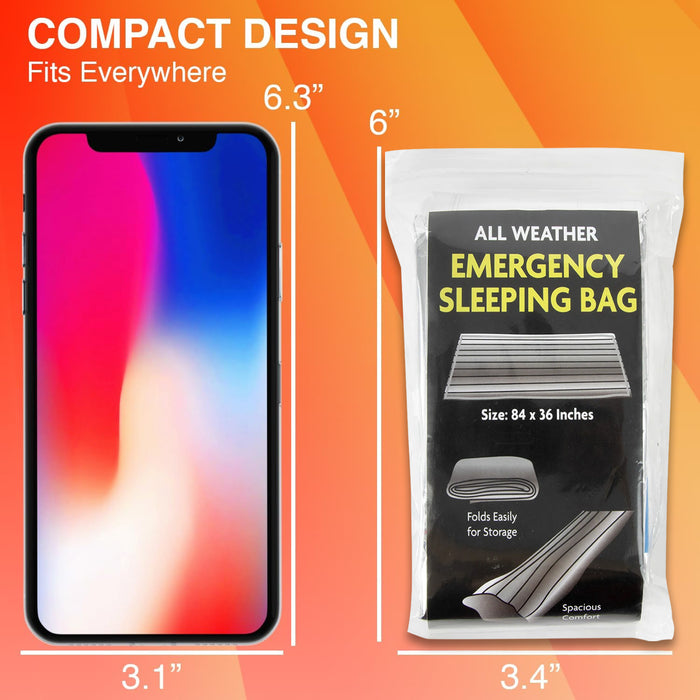 All Weather Mylar Emergency Sleeping Bag - BagsInBulk.ca