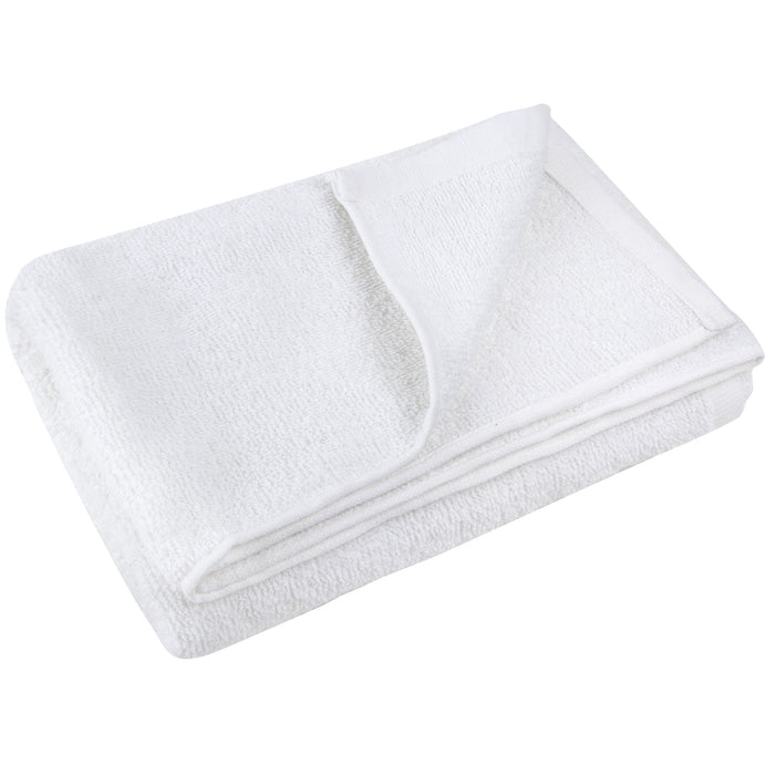 Plush Bath Towel - White - BagsInBulk.ca