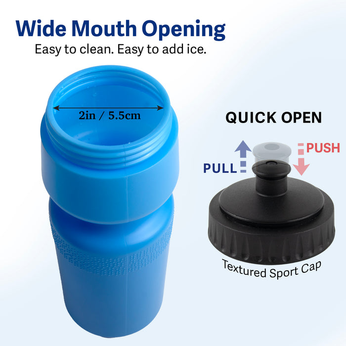 Reusable Water Bottle BPA Free - 25 Oz - BagsInBulk.ca