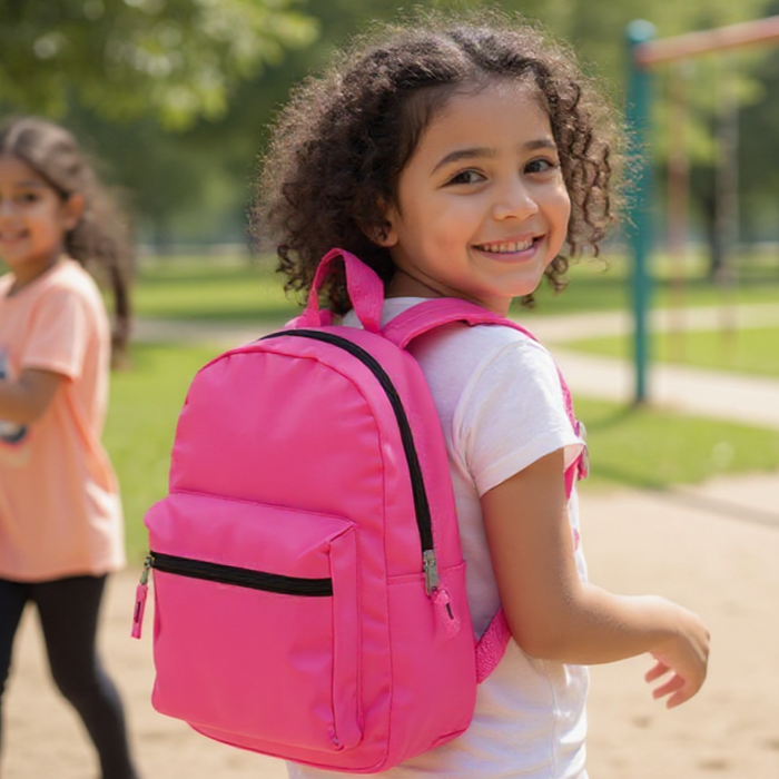 15 Inch Basic Backpack - BagsInBulk.ca