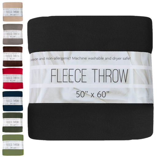 Fleece Blankets 50" x 60" - BagsInBulk.ca