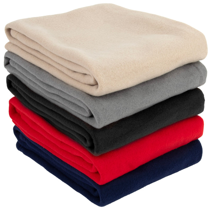 Fleece Kids Blanket 30" x 40" - 5 Assorted Colors - BagsInBulk.ca