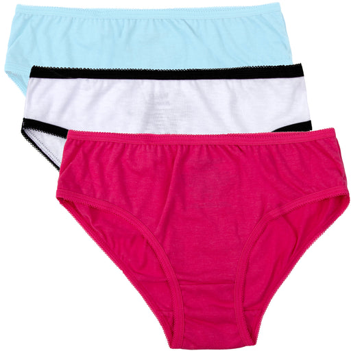 Girl's Underwear - 3 Color Assortment - BagsInBulk.ca