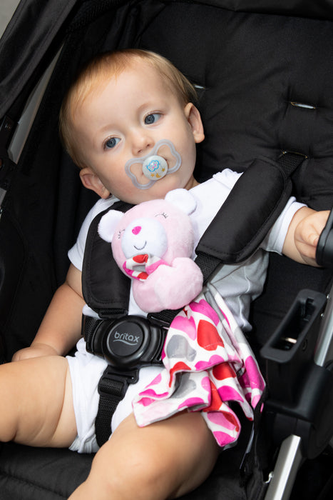 Pink Bear Baby Snuggler - BagsInBulk.ca