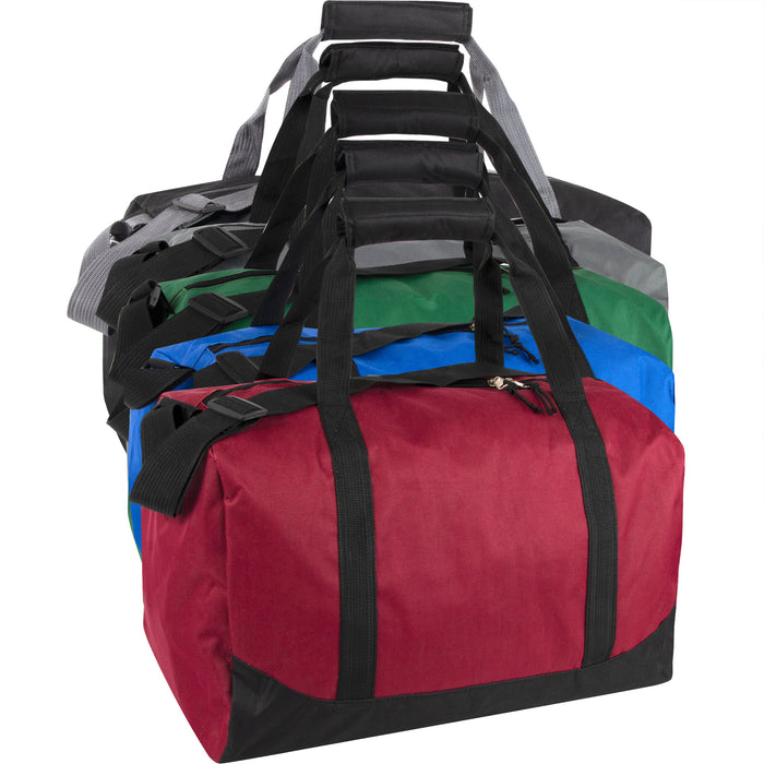 17 Inch Basic Duffel Bag - 5 Colors - BagsInBulk.ca
