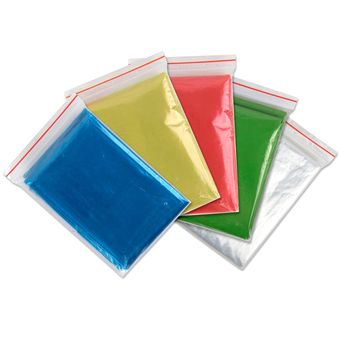 Disposable Rain Ponchos - 5 Colors - BagsInBulk.ca