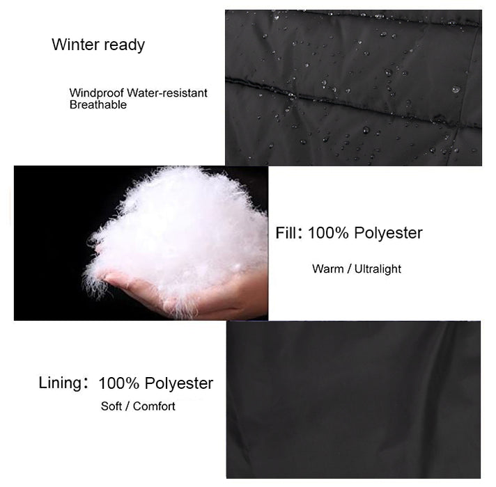 Youth Hooded Puffer Winter Coat - 3 Colors - BagsInBulk.ca