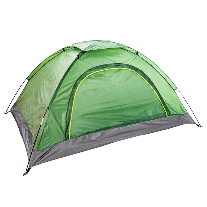 Dome Tent 4-Person - Bright Green - BagsInBulk.ca