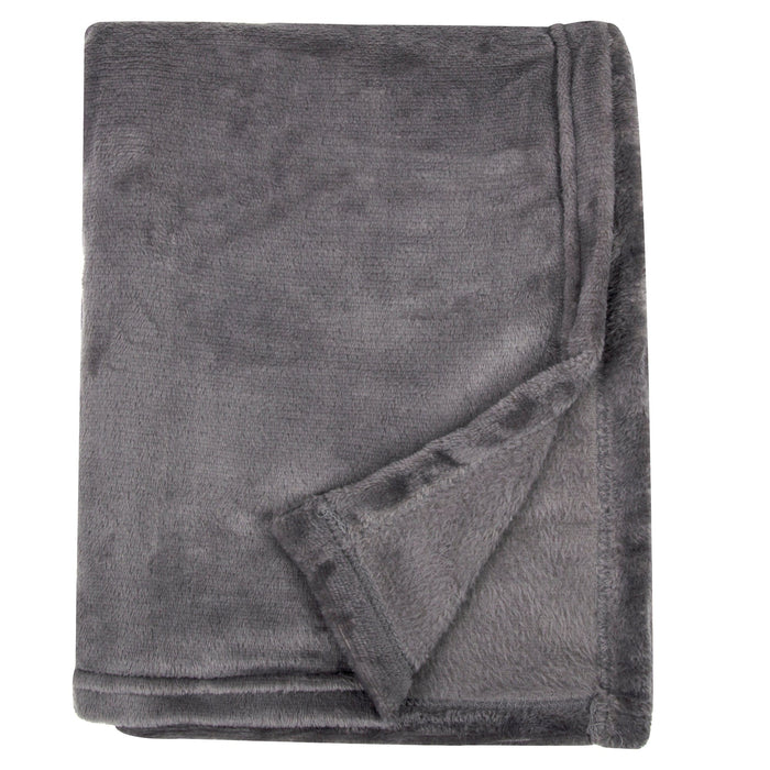 Wholesale Soft Sherpa Fleece Blankets 50" x 60" - BagsInBulk.ca