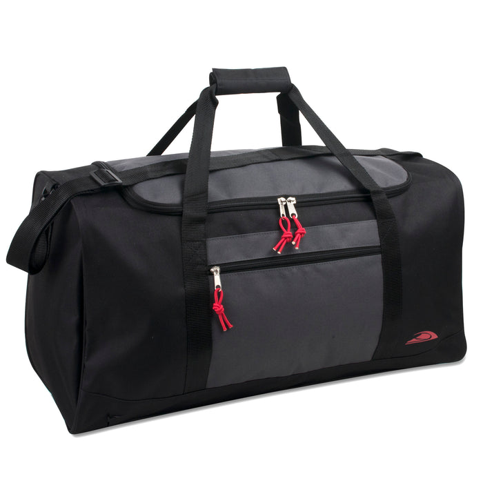 24 Inch Wide Pocket Duffle Bags - BagsInBulk.ca