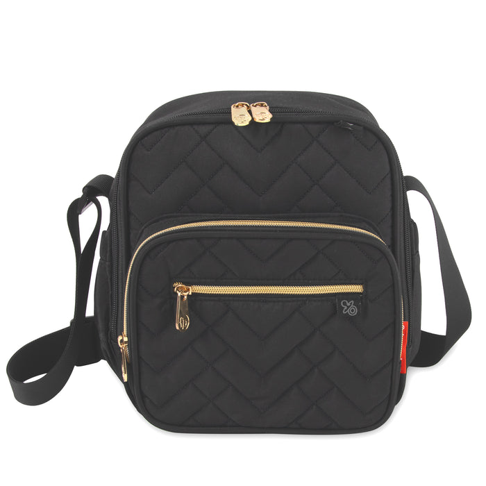 Fisher Price Quilted Cooler Baby Bottle Bag - Black - BagsInBulk.ca