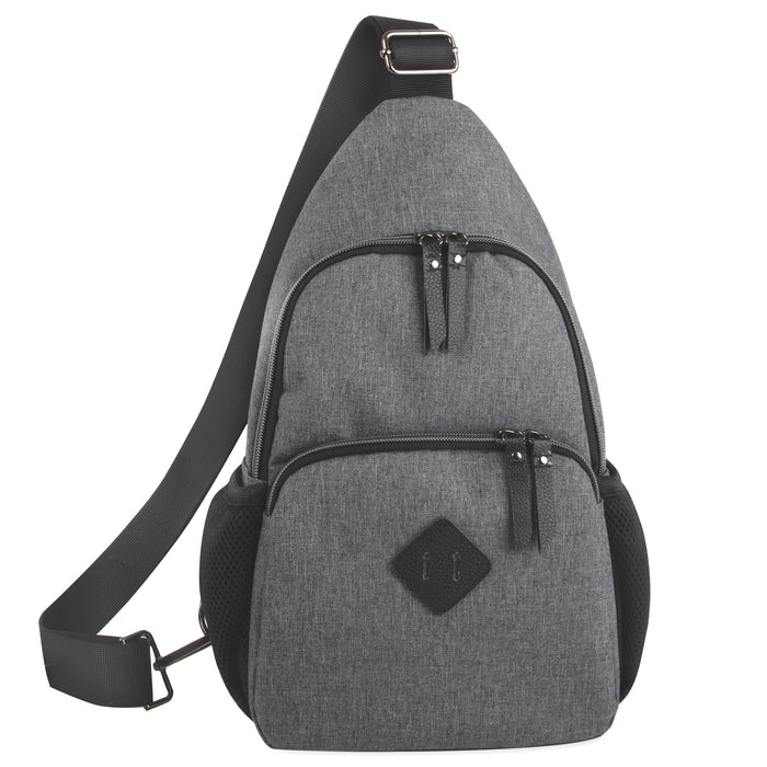 Baby Essentials Sling Pouch Diaper Bag - Grey - BagsInBulk.ca
