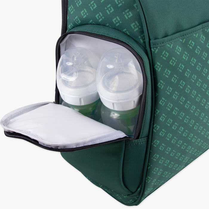 Fisher Price Gemma Diaper Backpack 2 Pc- Green - BagsInBulk.ca