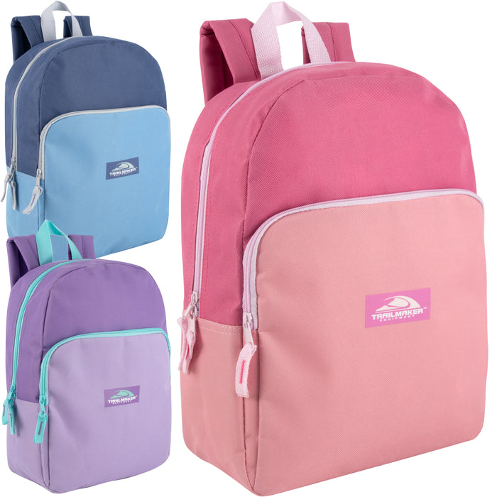 15 Inch Promo Backpack - 3 Colors - BagsInBulk.ca
