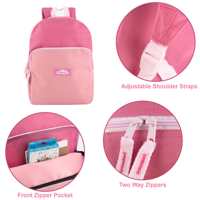 15 Inch Promo Backpack - 3 Colors - BagsInBulk.ca
