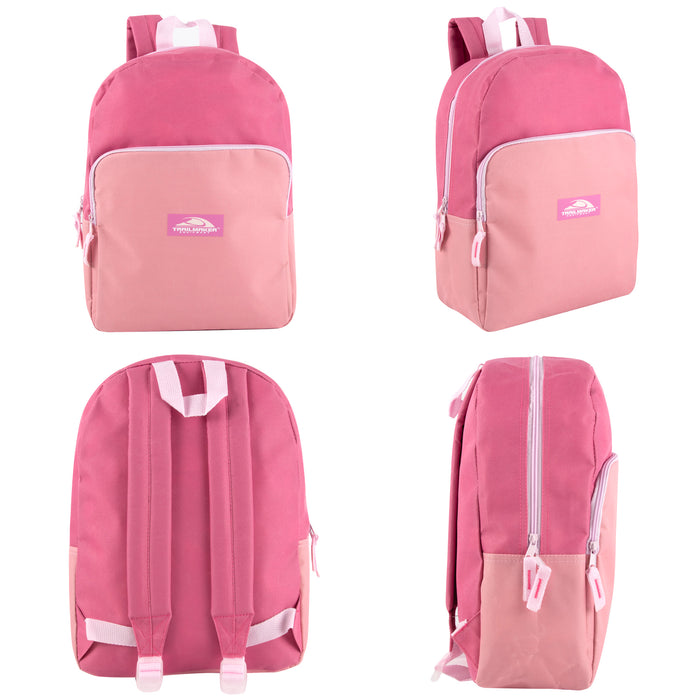 15 Inch Promo Backpack - 3 Colors - BagsInBulk.ca