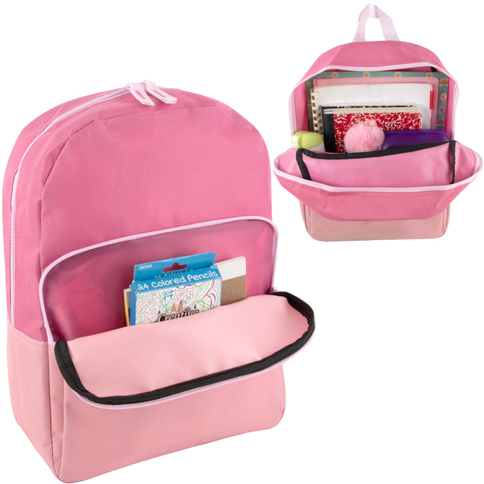 15 Inch Promo Backpack - 3 Colors - BagsInBulk.ca