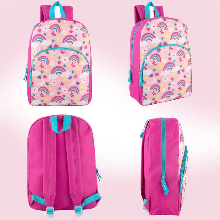 15 Inch Character Backpacks - Girls - BagsInBulk.ca