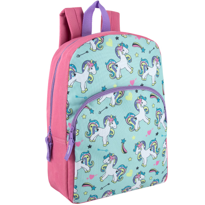 15 Inch Character Backpacks - Girls - BagsInBulk.ca