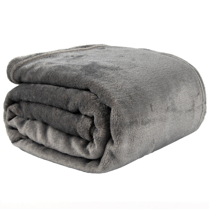 Cozy Luxe Large Throw Blankets 80" x 60" - BagsInBulk.ca