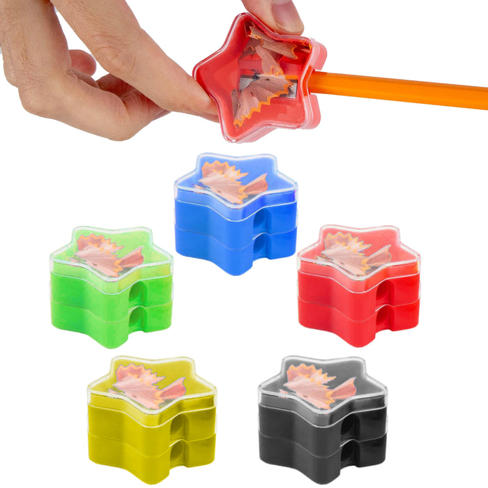 Star Pencil Sharpener with Cover - BagsInBulk.ca