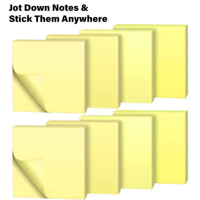 Sticky Notes, 100 Sheets - BagsInBulk.ca
