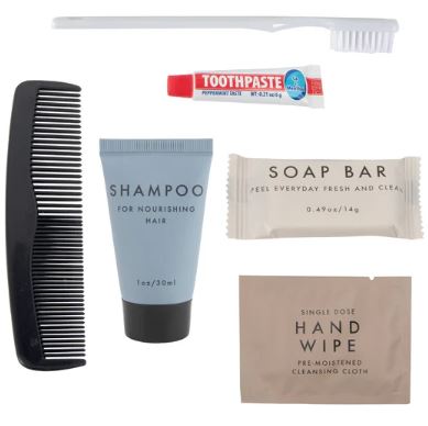 7-Piece Travel Hygiene Kit - BagsInBulk.ca