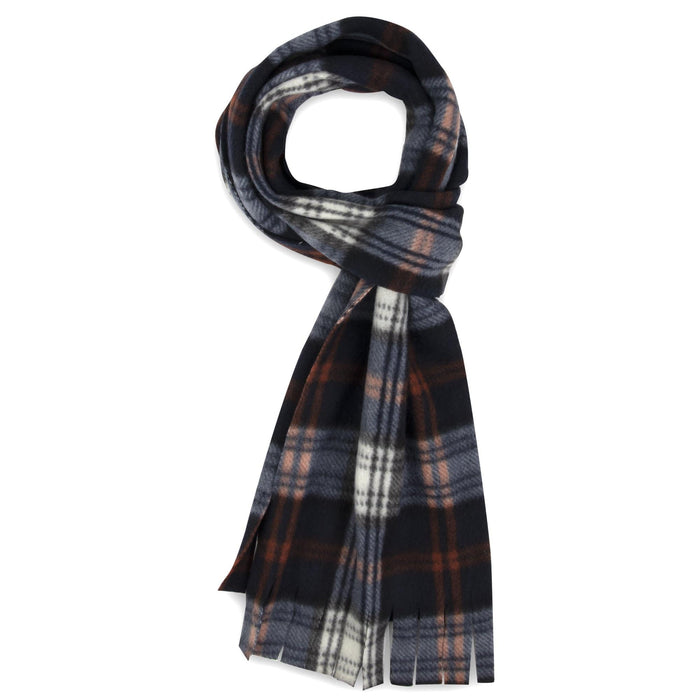 Adult Fleece Scarves 60" x 8" With Fringe - Flannel Scarves - BagsInBulk.ca