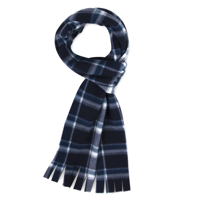Adult Fleece Scarves 60" x 8" With Fringe - Flannel Scarves - BagsInBulk.ca