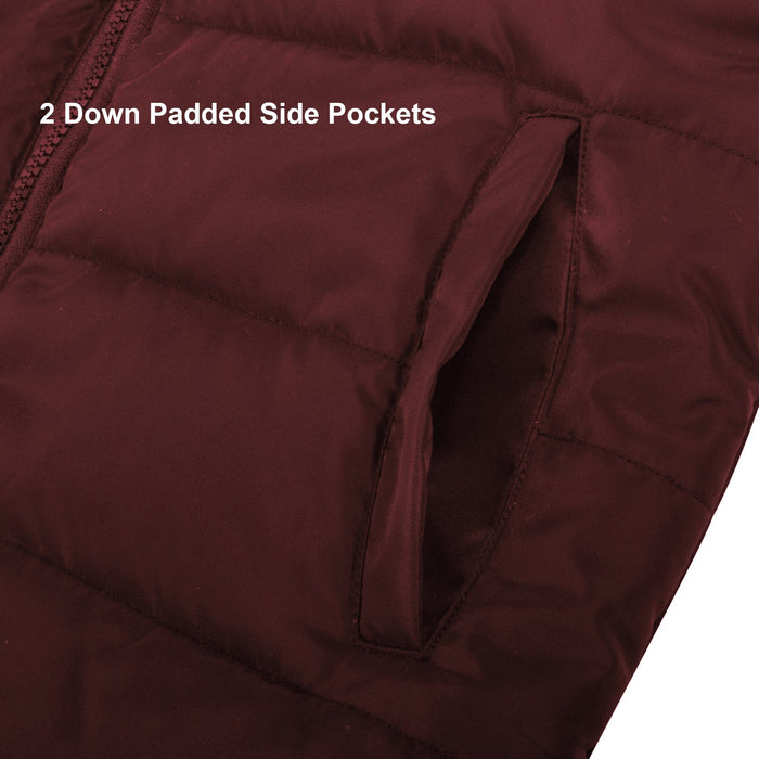 Women's Hooded Puffer Winter Coat - 3 Colors - BagsInBulk.ca
