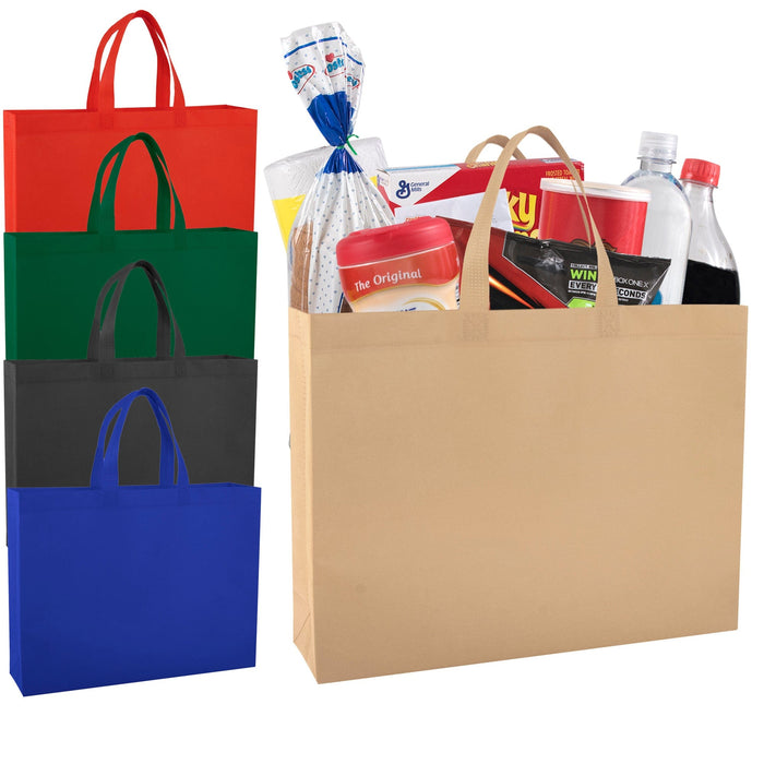 Reusable Non-Woven Tote Bag 12 x 16 inch - BagsInBulk.ca