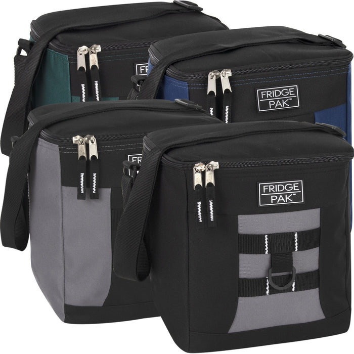 Fridge Pak 18-Can Cooler Bag - 4 Colors - BagsInBulk.ca