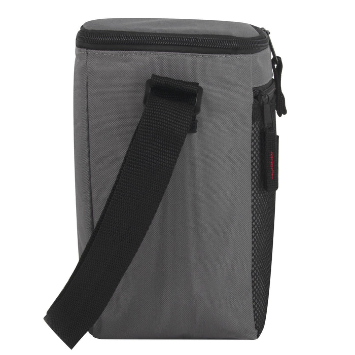 Fridge Pak 6-Can Cooler Bag With Front Mesh Pocket - BagsInBulk.ca