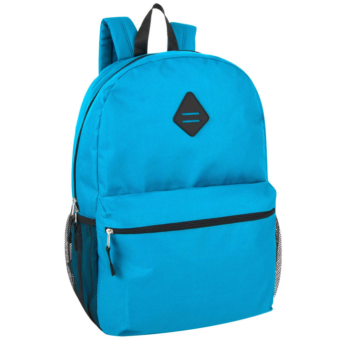 19 Inch Lash Tab Backpack w Side Mesh Pockets - Boys - BagsInBulk.ca
