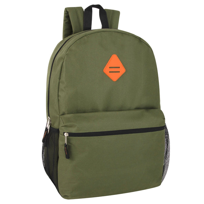 19 Inch Lash Tab Backpack w Side Mesh Pockets - Boys - BagsInBulk.ca