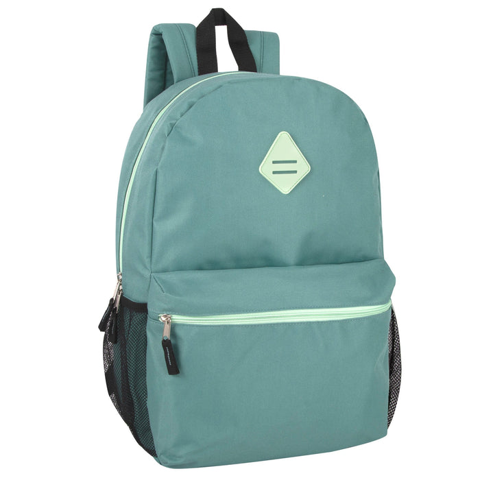 19 Inch Backpack With Side Mesh Pockets - Girls Colors - BagsInBulk.ca