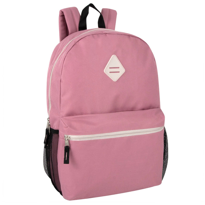 19 Inch Backpack With Side Mesh Pockets - Girls Colors - BagsInBulk.ca