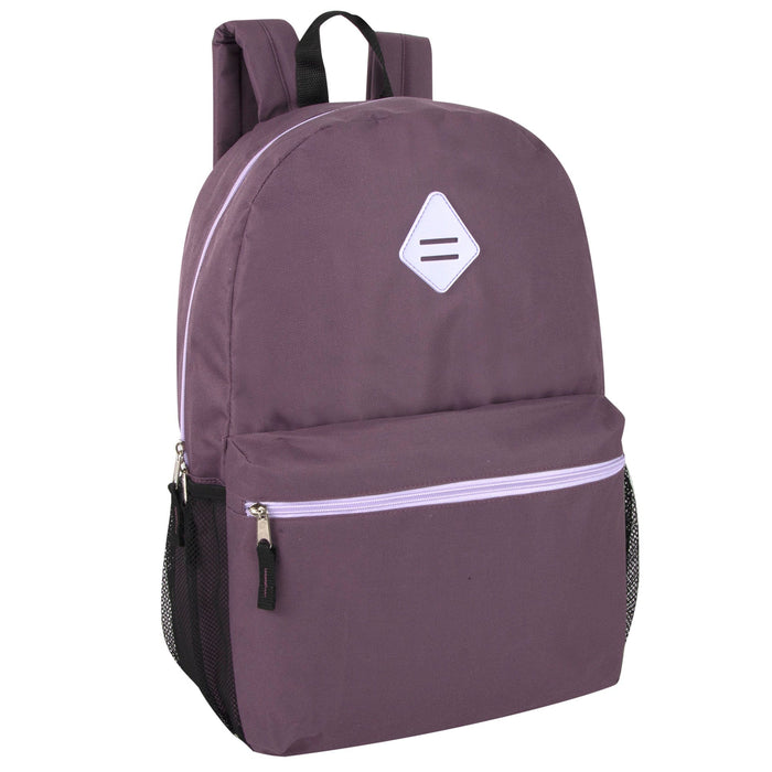 19 Inch Backpack With Side Mesh Pockets - Girls Colors - BagsInBulk.ca