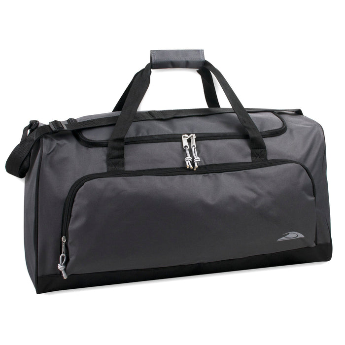 24 Inch Wide Pocket Duffle Bags - BagsInBulk.ca