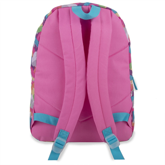 17 Inch Kids Reversible Sequins Backpack - Rainbow - BagsInBulk.ca