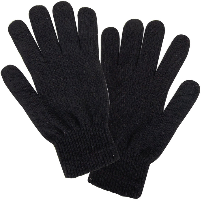 Adult Knitted Gloves - 5 Assorted Colors - BagsInBulk.ca