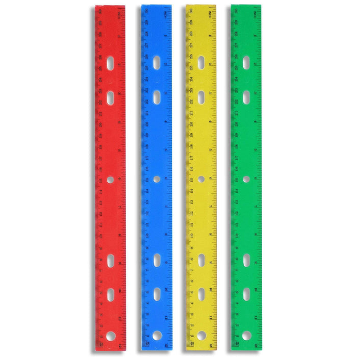 Wholesale Plastic 12 Inch Rulers - BagsInBulk.ca