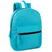 15 Inch Basic Backpack - 4 Pastel Colors - BagsInBulk.ca