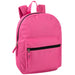 15 Inch Basic Backpack - 4 Pastel Colors - BagsInBulk.ca