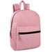 15 Inch Basic Backpack - 4 Pastel Colors - BagsInBulk.ca