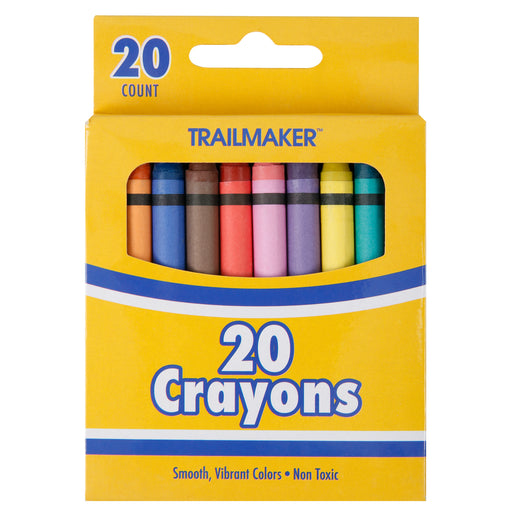 20 Pack of Crayons - BagsInBulk.ca