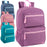 Wholesale Trailmaker 17 Inch Double Front Pocket Backpack - 4 Pastel Colors